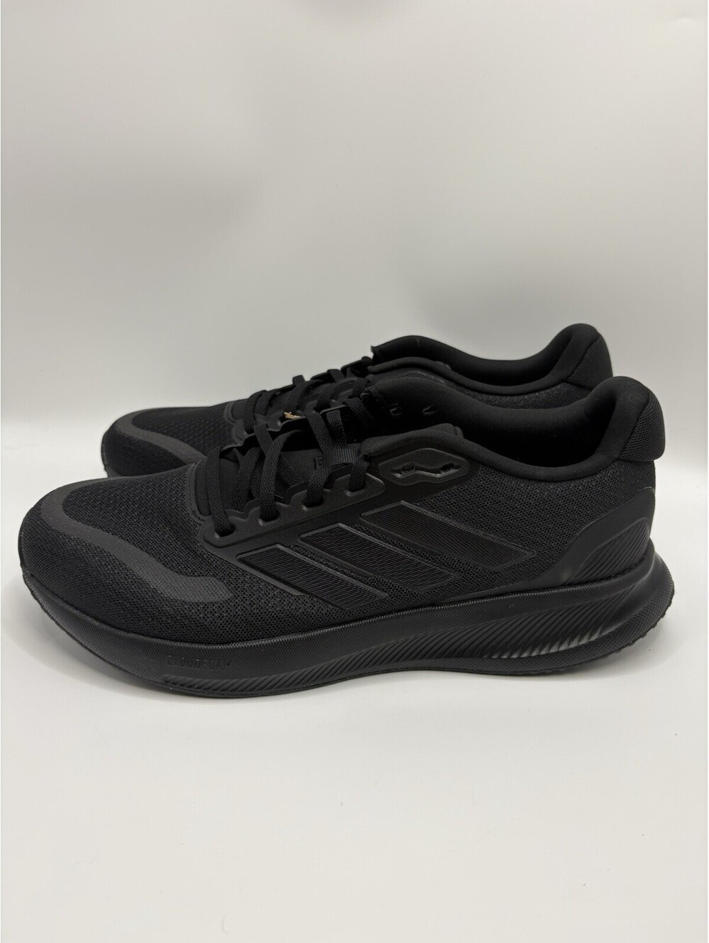 Adidas Runfalcon 5 Wide Shoes women Size 10 Black Running Cloudfoam JH5184 N